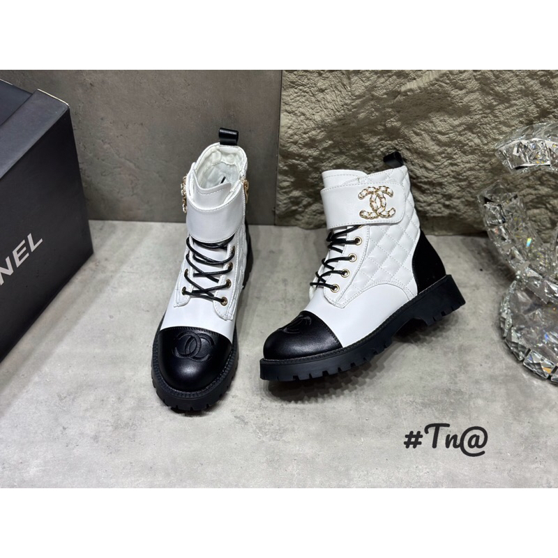 Bốt CN Da trám 2 màu size 35/39 Fullbox