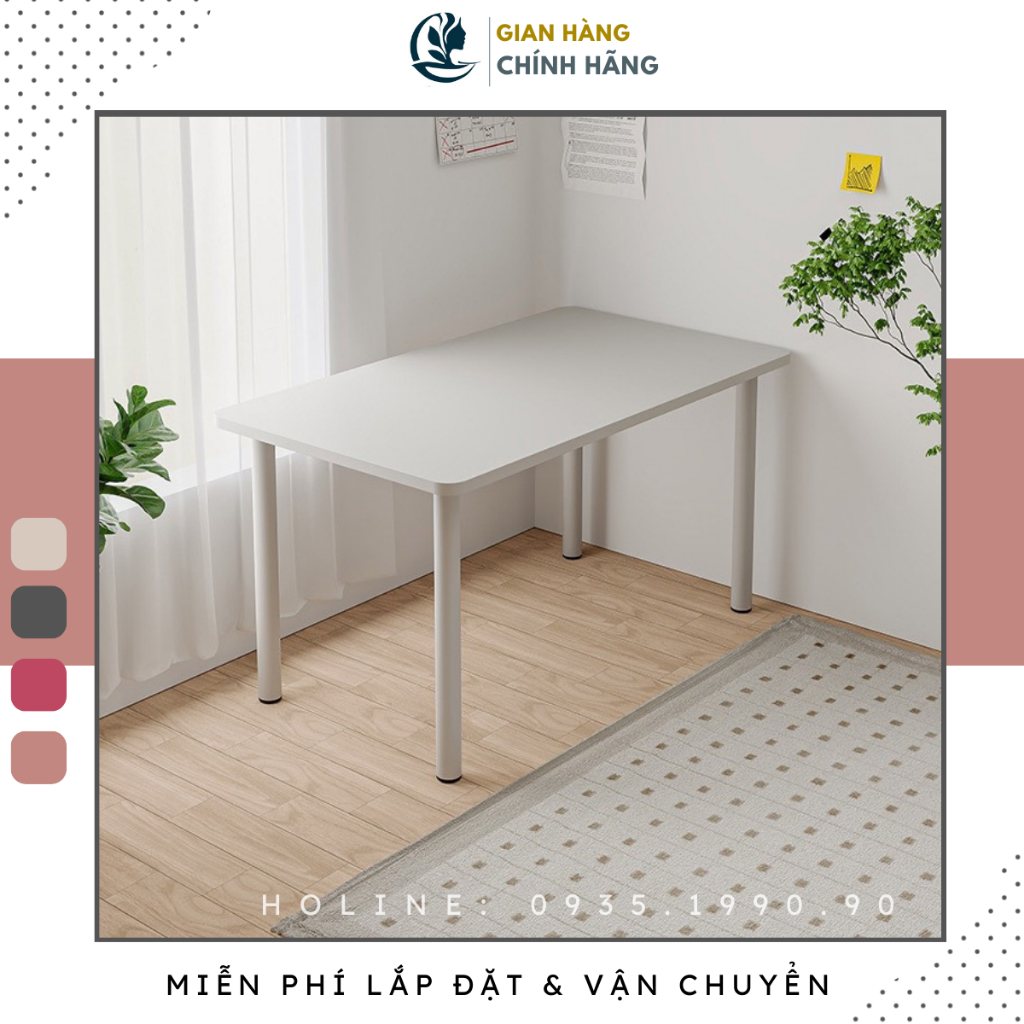 Bàn học bàn làm việc ikea Goodluck dùng làm bàn để máy tính pc phù hợp mọi không gian FreeshipHCM GLBI403