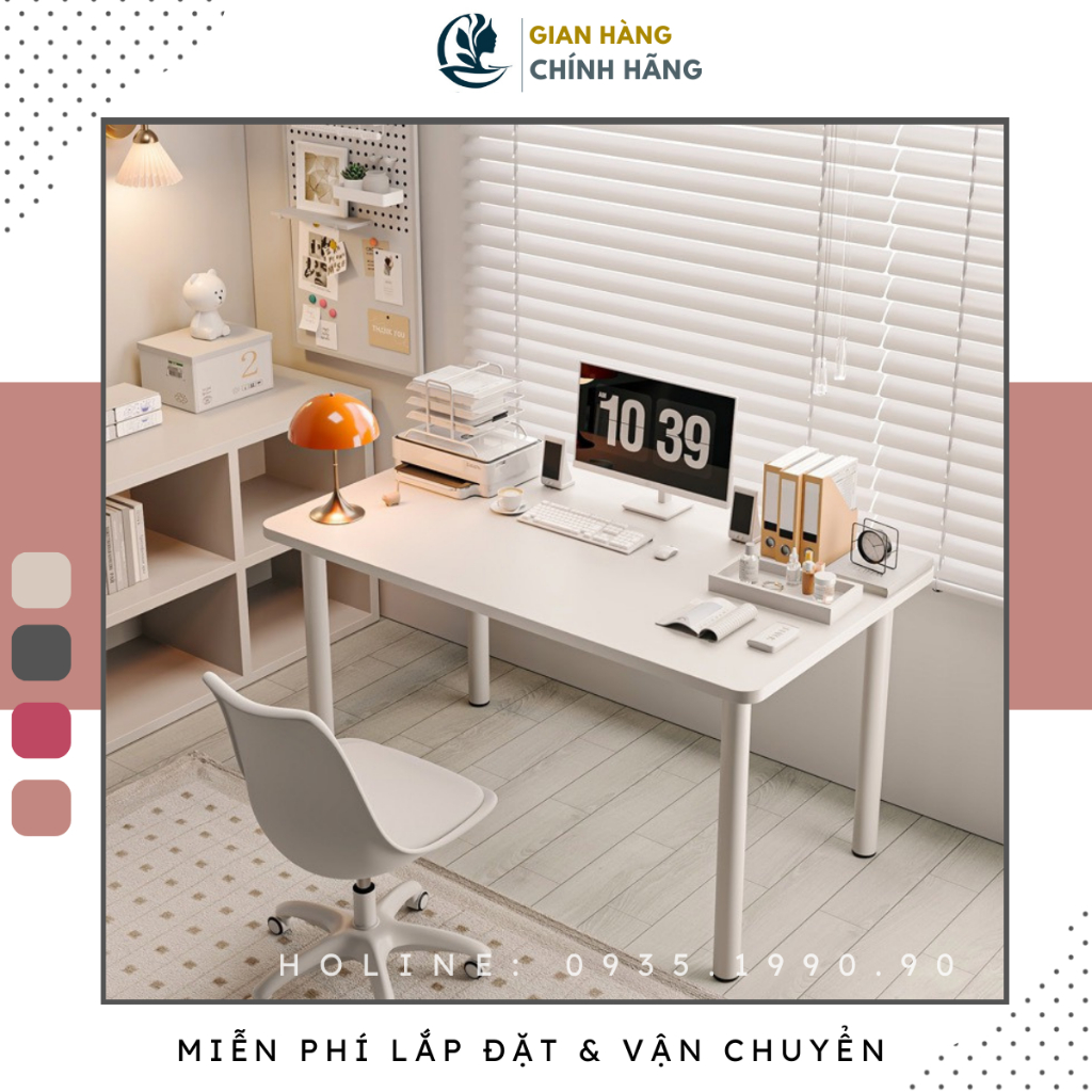 Bàn học bàn làm việc ikea Goodluck dùng làm bàn để máy tính pc phù hợp mọi không gian FreeshipHCM GLBI403