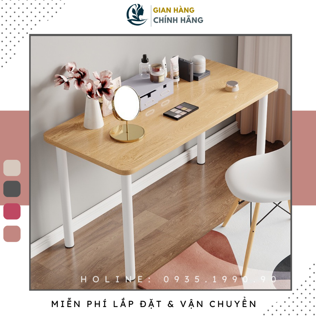 Bàn học bàn làm việc ikea Goodluck dùng làm bàn để máy tính pc phù hợp mọi không gian FreeshipHCM GLBI403