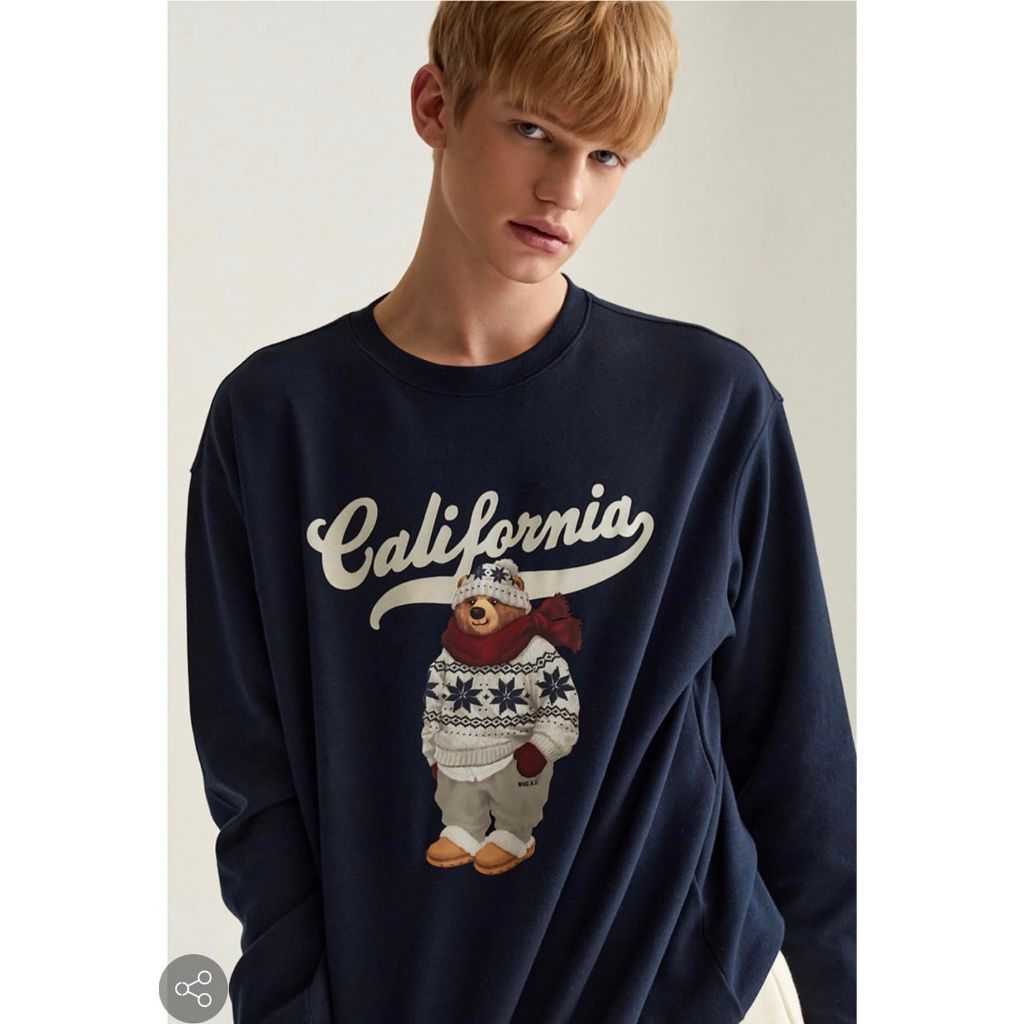 Áo nỉ dài tay California phiên bản giới hạn Noel