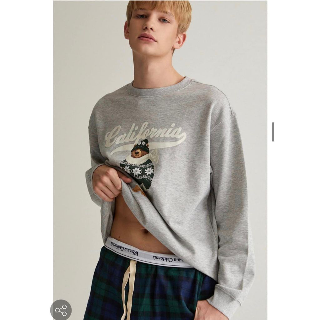 Áo nỉ dài tay California phiên bản giới hạn Noel