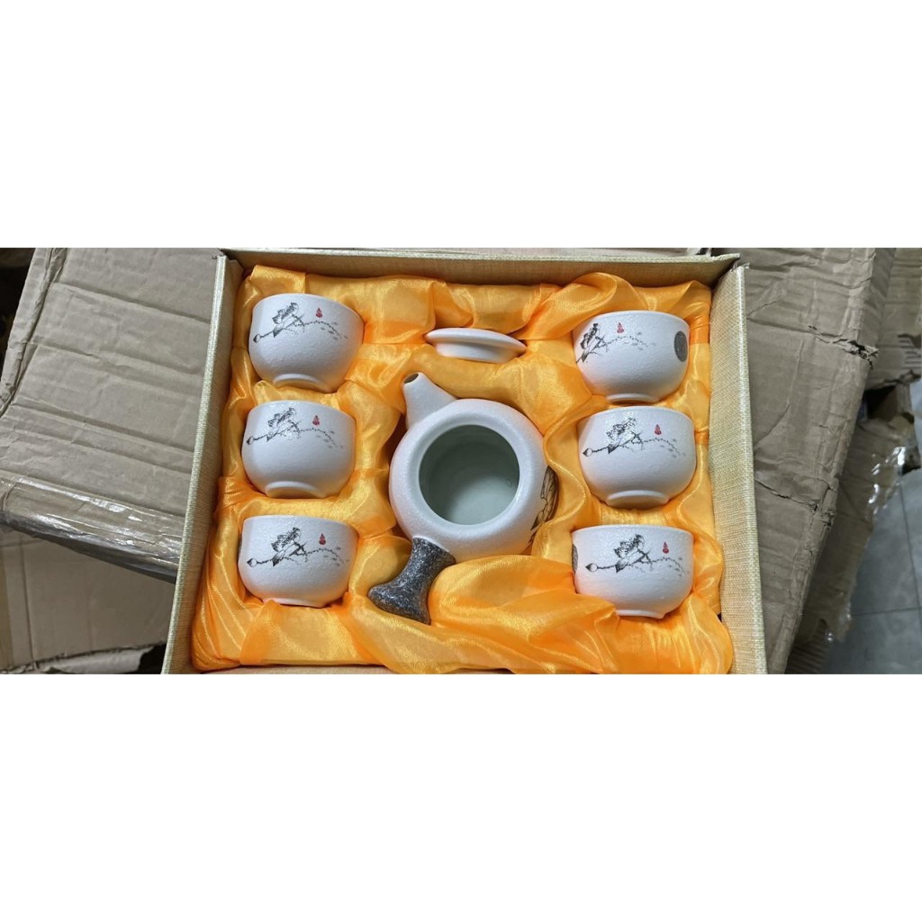 Bộ ấm trà men tuyết cao cấp siêu đẹp