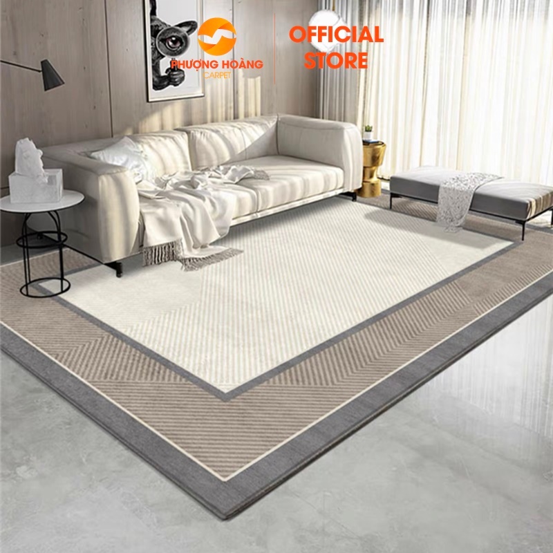 Tặng Thảm Lau Chân - 50 Mẫu Thảm Trải Sàn Bali 1m6 x 2m3 Phong Cách Bắc Âu Trải Phòng Khách, Phòng Ngủ Sang Trọng