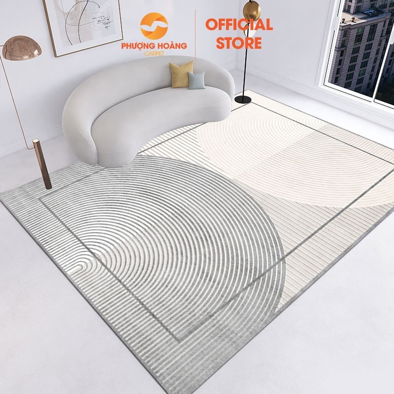 Tặng Thảm Lau Chân - 50 Mẫu Thảm Trải Sàn Bali 1m6 x 2m3 Phong Cách Bắc Âu Trải Phòng Khách, Phòng Ngủ Sang Trọng