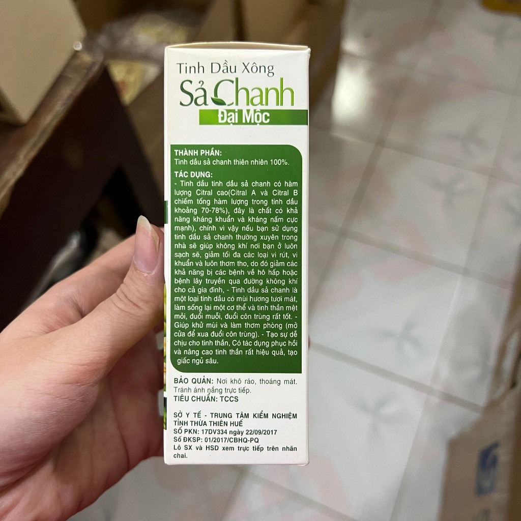 Tinh dầu Xông Sả Chanh Đại Mộc