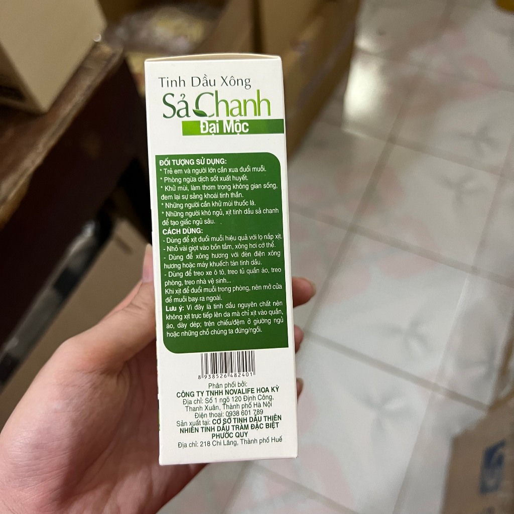 Tinh dầu Xông Sả Chanh Đại Mộc