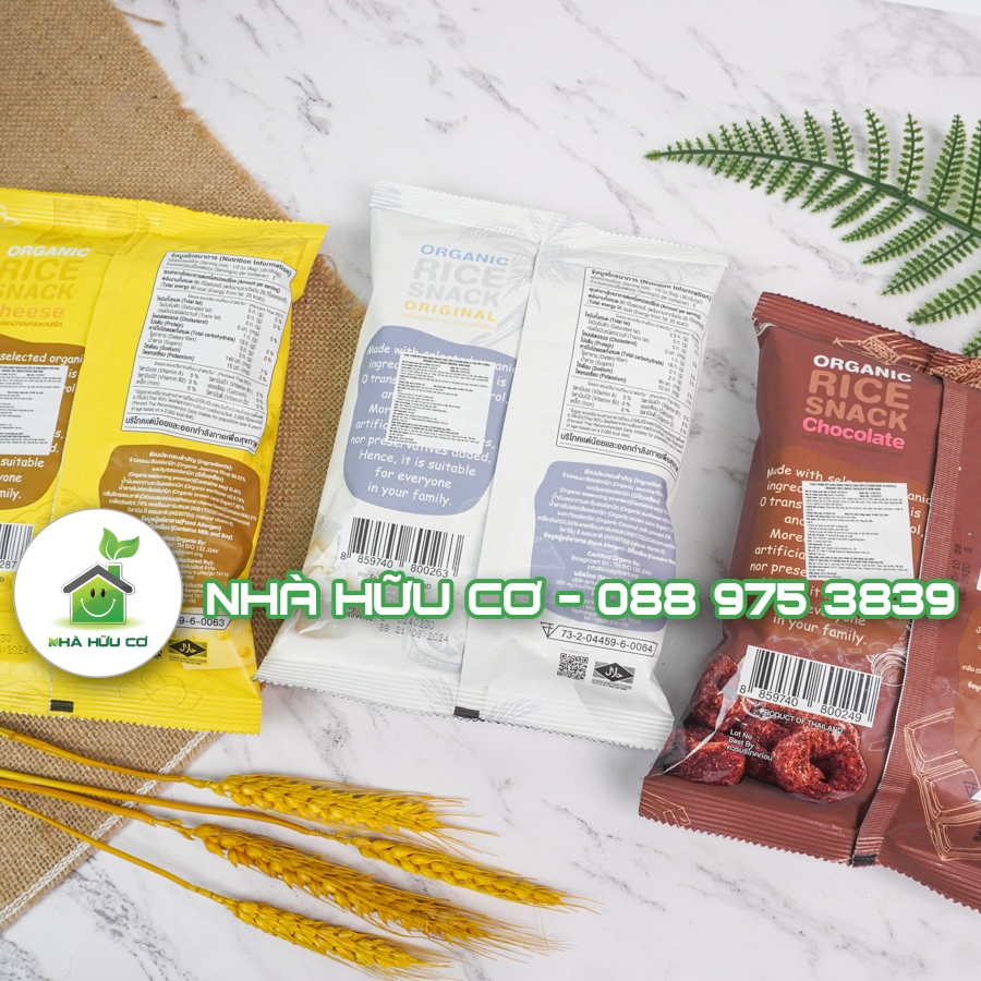 Bánh Snack gạo hữu cơ Nobi Nobi cho bé từ 18m - Date: 8/2024 - Nhà hữu cơ