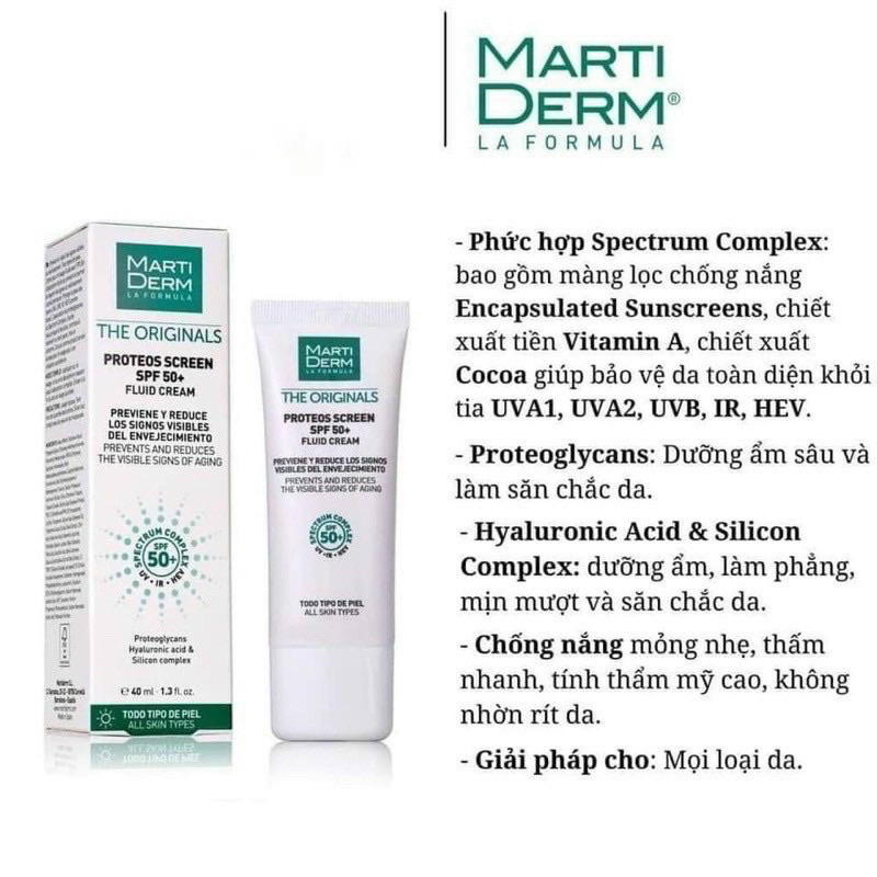Kem chống nắng Martiderm