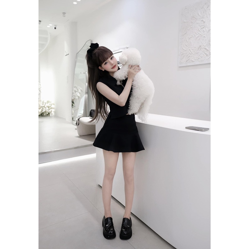 Set ong cổ bẻ khoá bạc mai phương bùi fulltagmac 2 tem