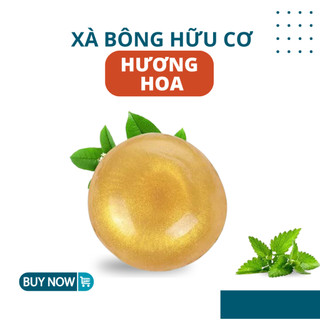 Xà Bông Handmade Hữu Cơ Tinh Chất Hương Hoa Dưỡng Ẩm, Làm Sạch Nhẹ Nhàng