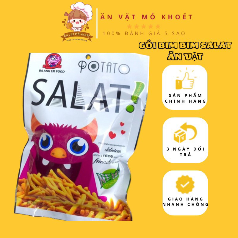 20 gói bim bim salat ăn vặt Mỏ Khoét vừa rẻ vừa ngon