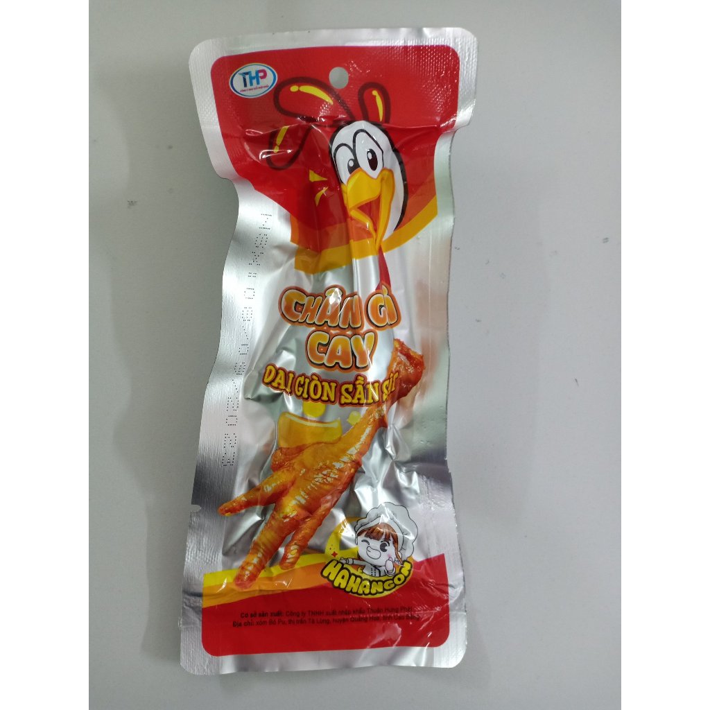Chân Gà Cay HAHANGON Siêu Ngon Dai Giòn Sần Sật Gói 30gr Tiện Lợi
