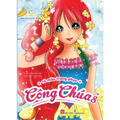 Sách thiếu nhi - Tô màu trang phục công chúa