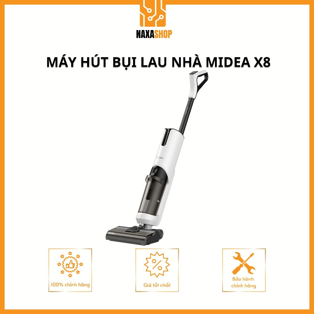 Máy hút bụi lau nhà thông minh Midea X8