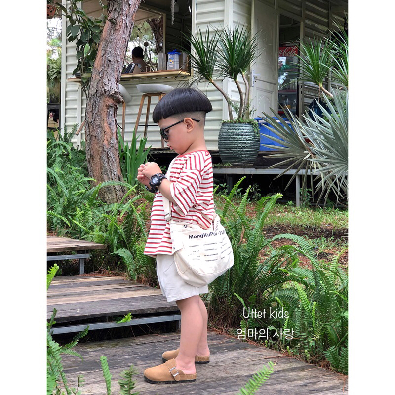 TÚI TOTE MENGKUPAI PHONG CÁCH HÀN QUỐC CHO BÉ GÁI VÀ BÉ TRAI