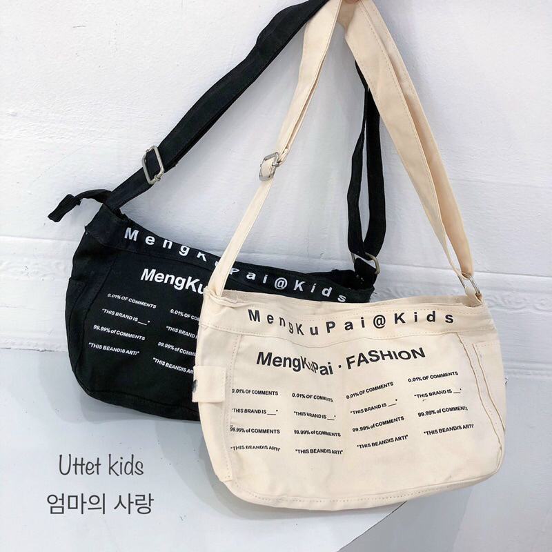 TÚI TOTE MENGKUPAI PHONG CÁCH HÀN QUỐC CHO BÉ GÁI VÀ BÉ TRAI