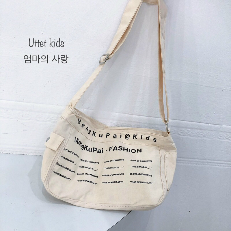 TÚI TOTE MENGKUPAI PHONG CÁCH HÀN QUỐC CHO BÉ GÁI VÀ BÉ TRAI