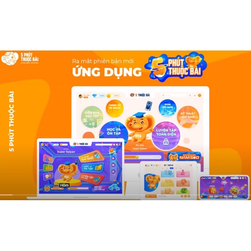 Khóa học 5 Phút thuộc bài / Siêu trí nhớ học đường VIP 12 Năm ( Từ lớp 1-12 )