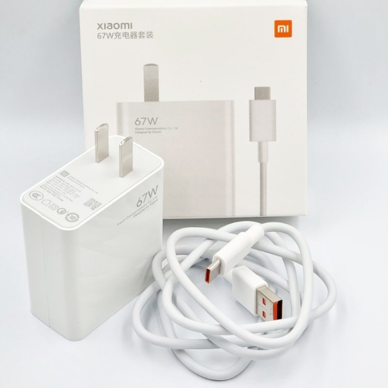Hàng chuẩn 100% - Bộ sạc cáp Xiaomi 67W cho Xiaomi, Samsung, Iphone, Meizu...