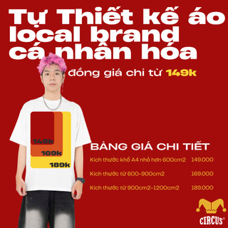 Áo Local Brand tự thiết kế, In áo theo yêu cầu, form dáng Unisex Oversize, Cotton 100% - Mã SS