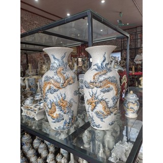 Lọ hoa men rạn bát tràng ( giá 1 chiếc)