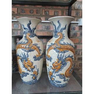 Lọ hoa men rạn bát tràng ( giá 1 chiếc)