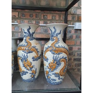 Lọ hoa men rạn bát tràng ( giá 1 chiếc)