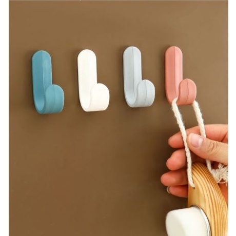 Móc Treo Đồ Dán Tường Hình Chữ J Tiện Lợi