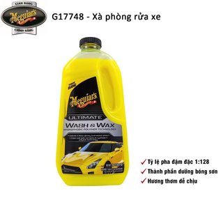  Meguiar's Xà phòng rửa xe có chất tạo bóng dòng cao cấp Ultimate - Wash & Wax G17748 1,4L 