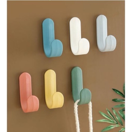 Móc Treo Đồ Dán Tường Hình Chữ J Tiện Lợi