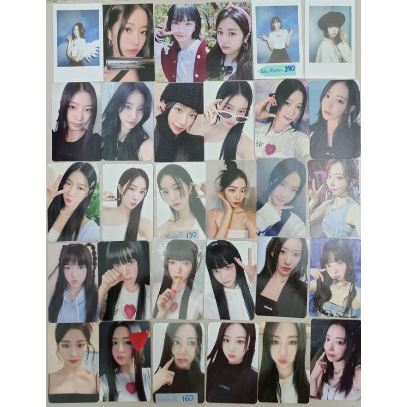 Photocard Unforgiven của LESSERAFIM YUNJIN, EUNCHAE, SAKURA, KAZUHA, CHAEWON chính hãng sẵn.