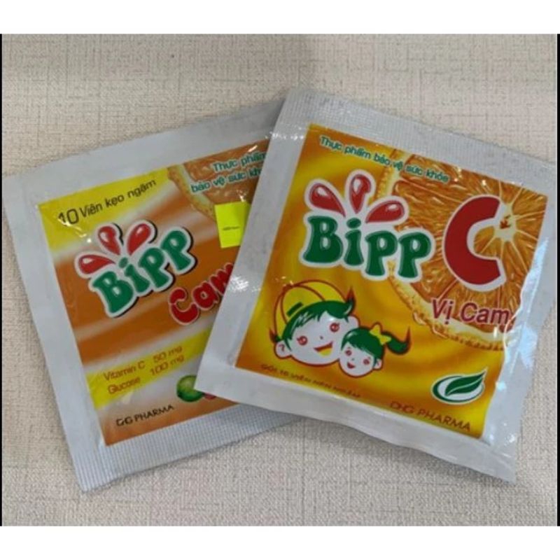 Kẹo Cam Bipp C ( bổ sung vitamin C) cho trẻ