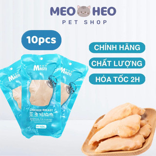 10 gói ức gà masti 40g - chính hãng