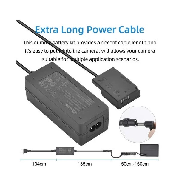 Pin ảo Dummy KingMa LP-E17 Adapter cắm điện 220V dùng cho máy ảnh Canon EOS RP, 760D, 750D, 800D, 850D, 77D