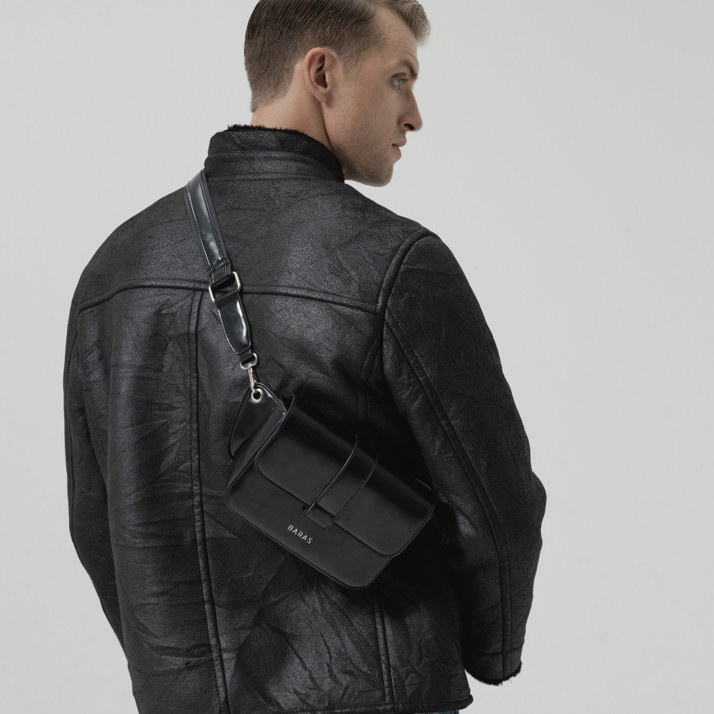 Túi đeo chéo da nam - Jordan Bag - BARAS VIETNAM - Túi đeo chéo thời trang nam