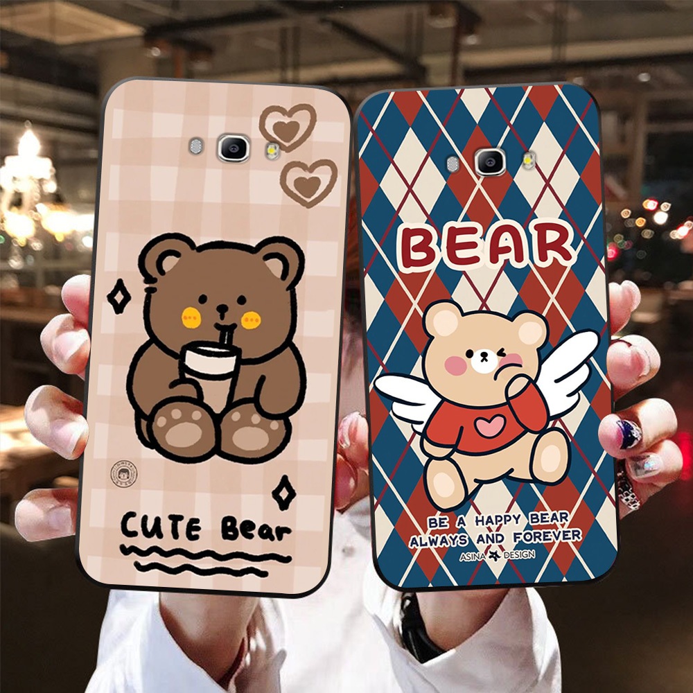 Ốp lưng Samsung j3 pro / ss j5 pro / ss j7 pro in hình gấu nâu siêu cute