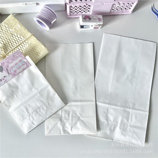 Set 10 Túi Giấy Trơn Trắng Gói Hàng