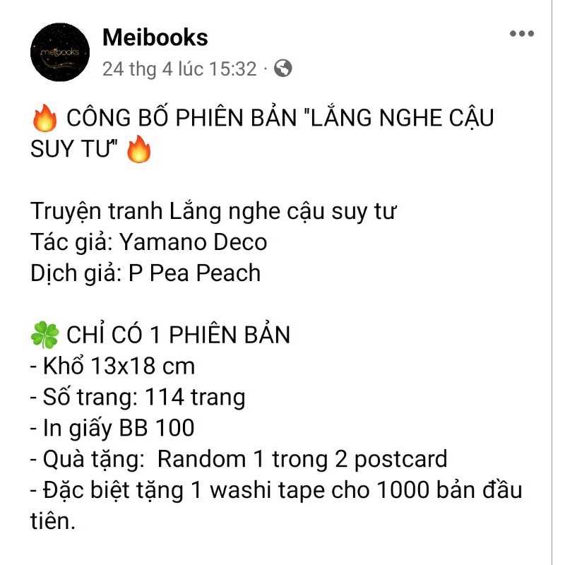 LẮNG NGHE CẬU SUY TƯ