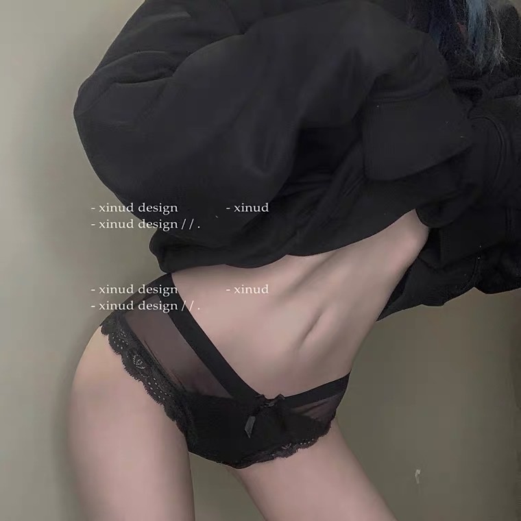 Quần lót nữ cạp chéo sexy chất cotton phối ren mềm mại THE CELYNBRA - QL12