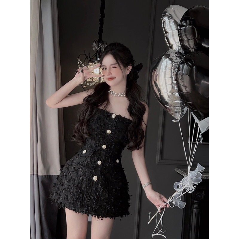 ĐẦM 2 DÂY CÚP NGỰC BỐ XÙ