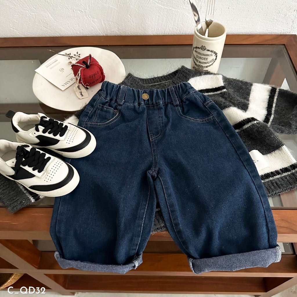 Quần Jeans cho bé trai EMBES KIDS, quần Jean cho bé 11kg đến 31kg