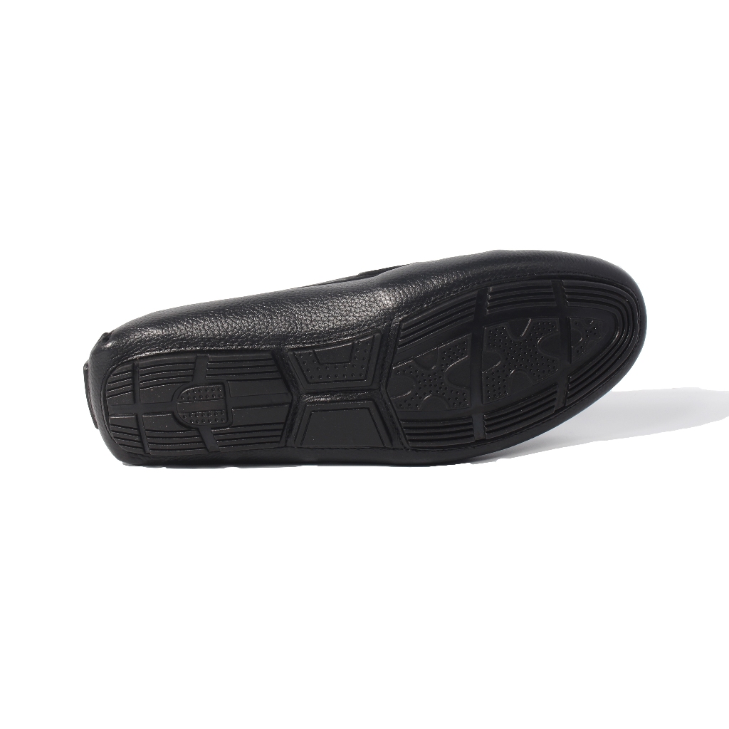 Giày Lười Nam BANULI C4ML2T0 (Black, Genuine Leather, Authentic Brand)
