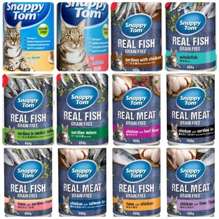 PATE LON SNAPPY TOM real fish/ real meat lon 400 gram - nhập khẩu thái lan