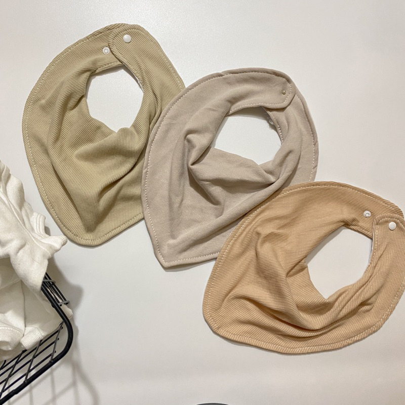 Yếm cổ bibs chất cotton organic cho em bé từ 0-36m