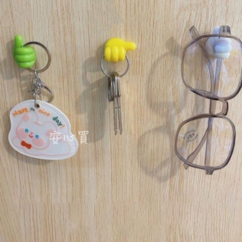 Móc Dán Tường Treo Đồ DECOR Hình Bàn Tay, Kẹp Giữ Cáp Sạc, Tai Nghe Hình Bàn Tay