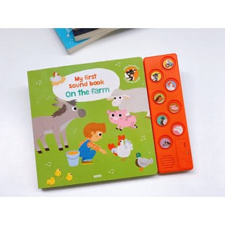 My First Sound Book: On the Farm Đồ chơi âm thanh cho bé