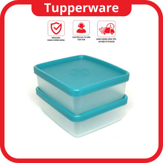 Hộp đông Tupperware Mini Square Away Carribean Sea 150ml