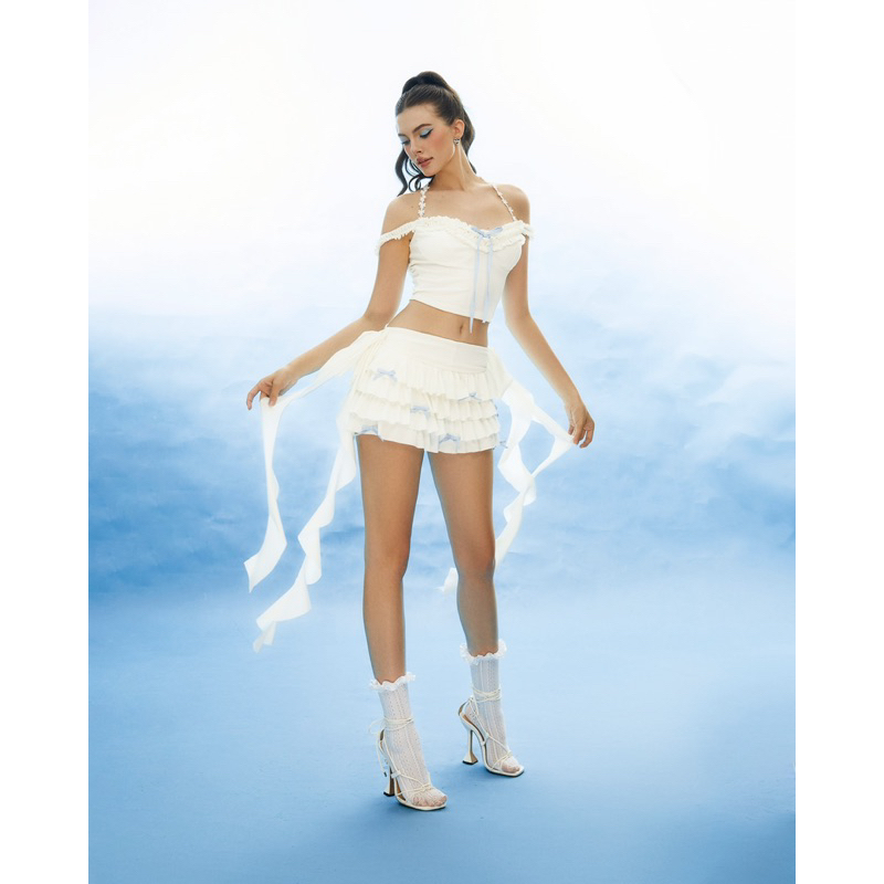 Xinhxan set ~ áo chân váy dễ thương cá tính