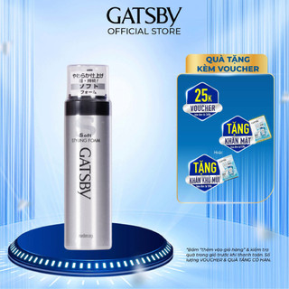 Bọt tạo kiểu tóc gatsby soft styling foam n 185g/chai